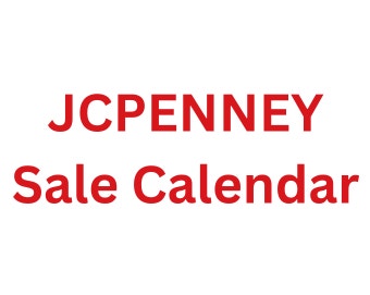 JCPenney Sale Calendar 2025