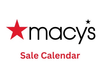 Macy's Sale Calendar