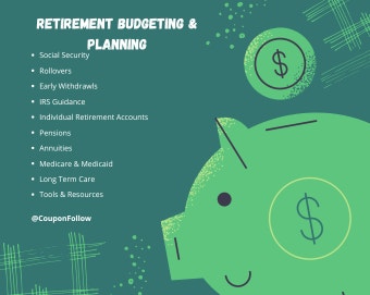 Retirement Budgeting and Planning: Coupons and Resources for Managing Your Savings