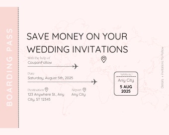5 Easy Ways To Save Money On Wedding Invitations